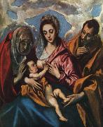 El Greco Holy Family oil painting